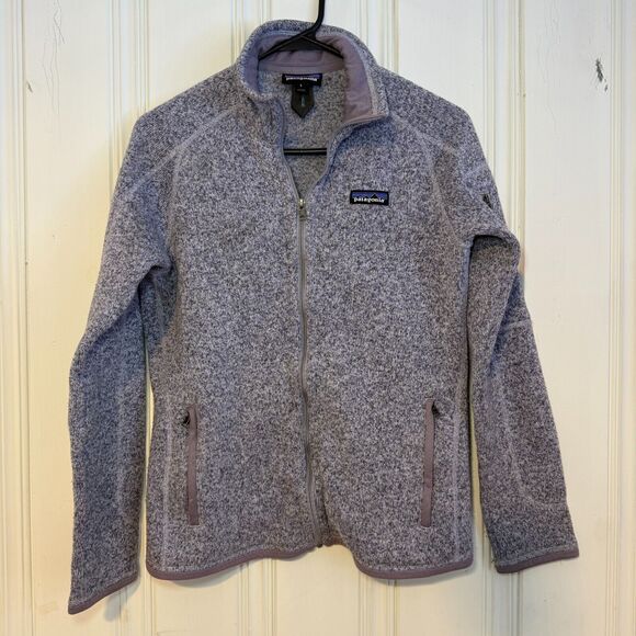Patagonia Sweaters - Patagonia women's small Better Sweater Jacket purple heather minimalist full zip